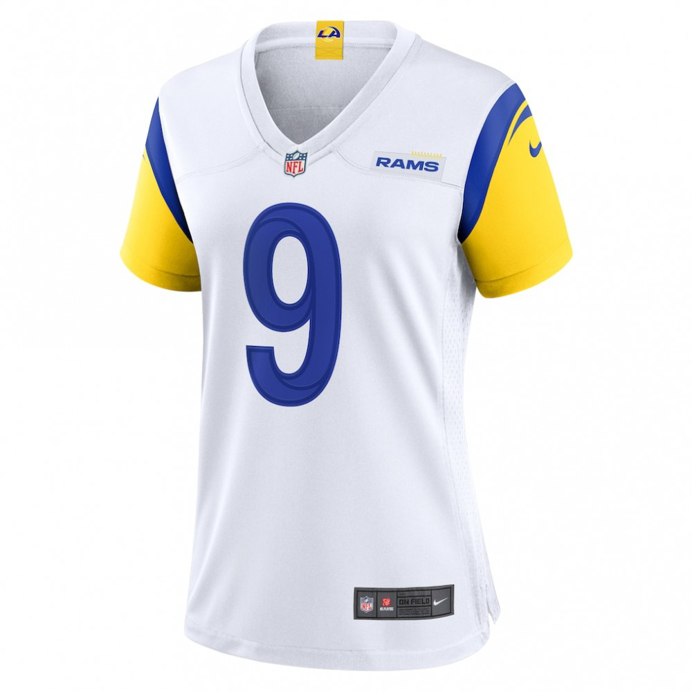 Matthew Stafford Los Angeles Rams Nike Women's Player Jersey - White-GridironStore